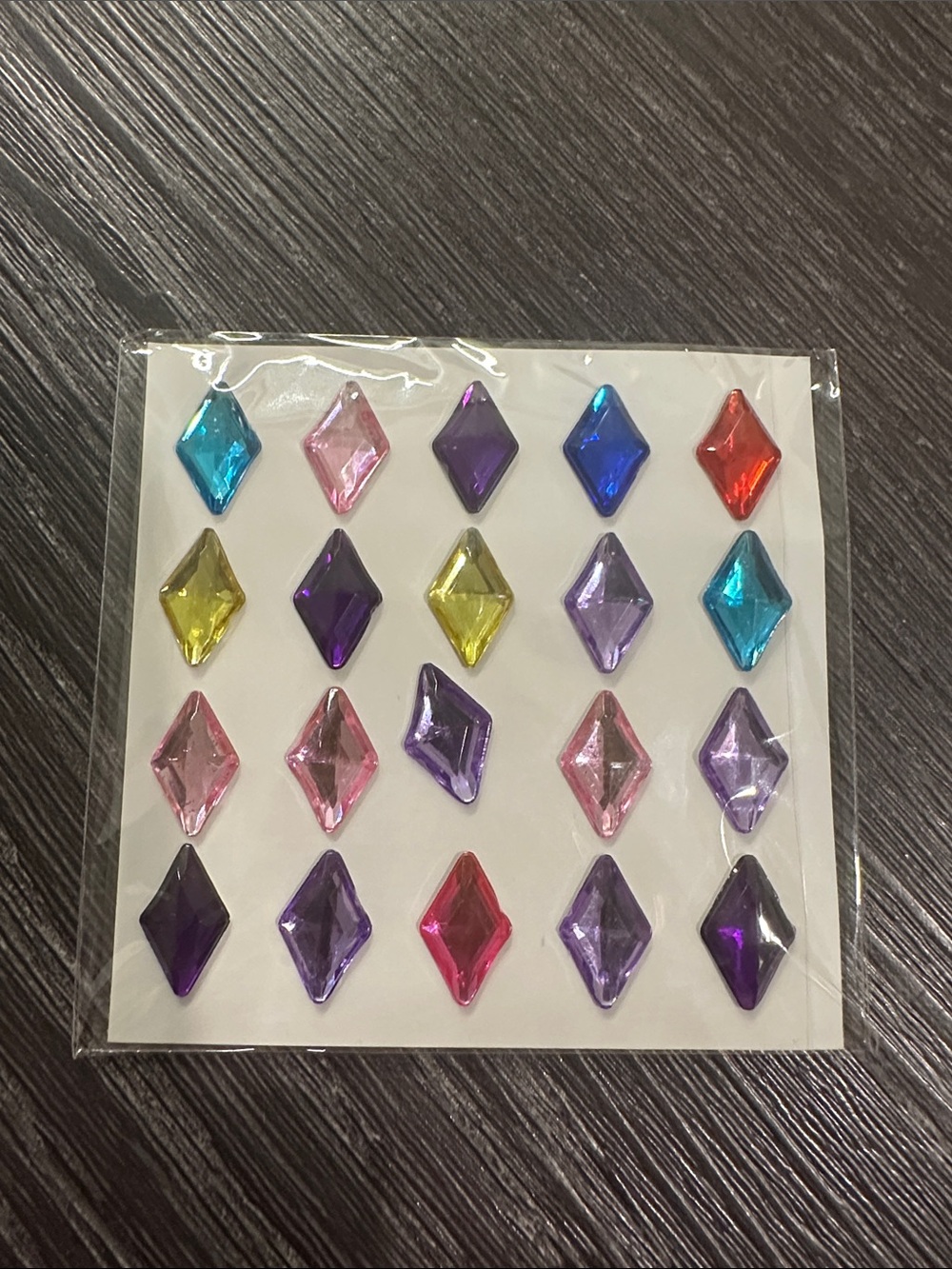 Assorted Multicolor Body/Nail Art Jewel Stickers - Decorative Gems Pack - Picture 10 of 14